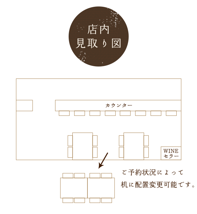 店内見取り図